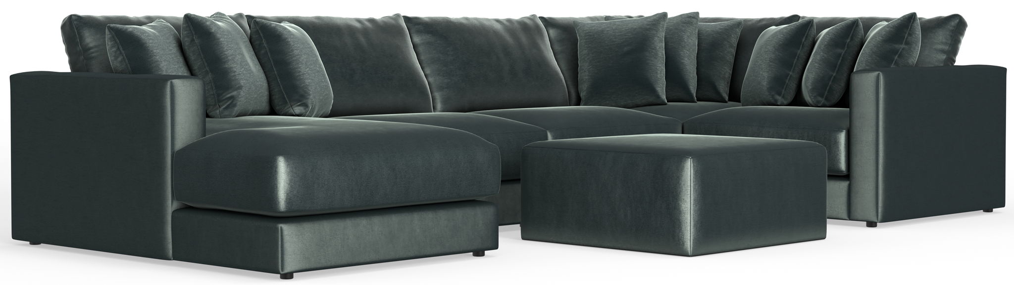 Remington - Modular Sofa And Cocktail Ottoman