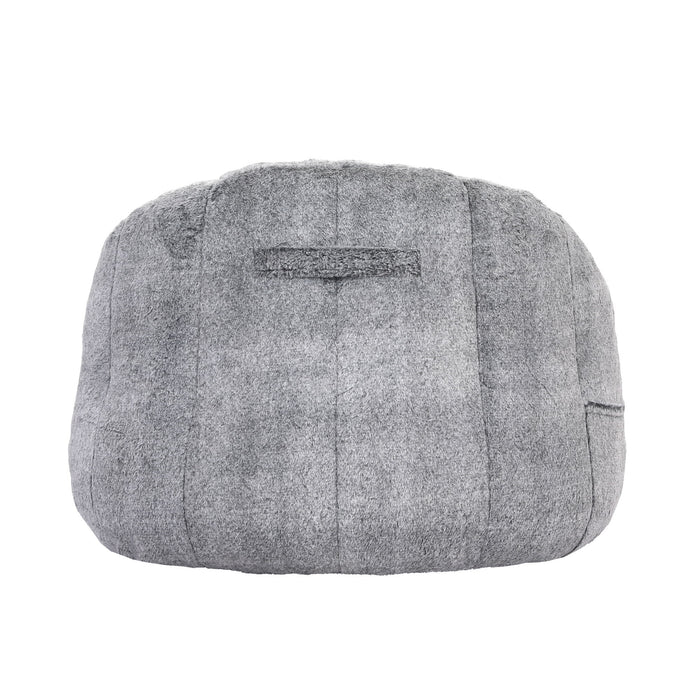 Beanbag Chair, Beanbag Sofa Chair With Armrests Stuffed High Density Foam