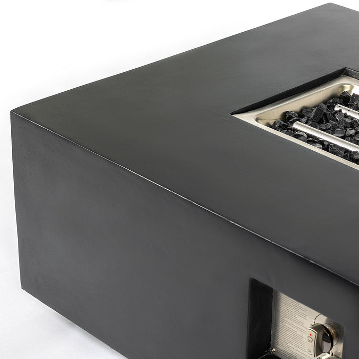 Propane / Natural Gas Fire Pit Table, 50,000 BTU - Charcoal