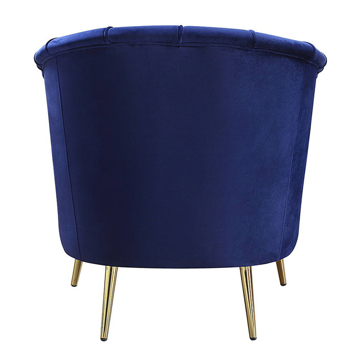 Eivor - Chair - Blue Velvet