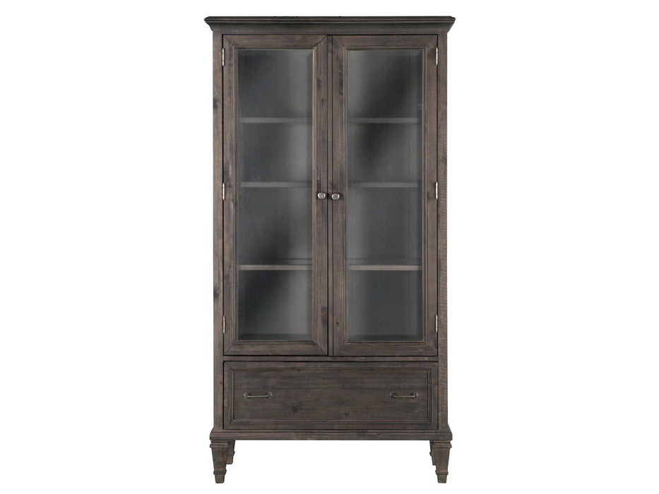 Sutton Place - Door Bookcase - Weathered Charcoal