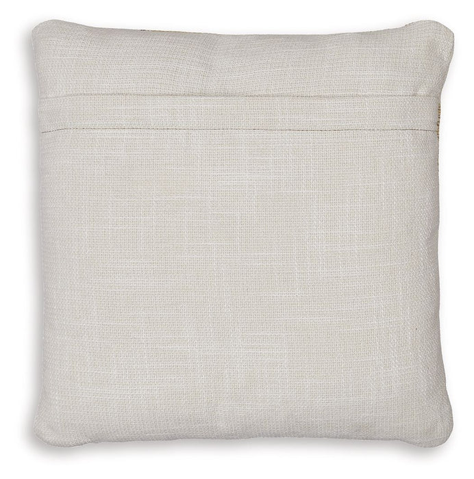 Brockner Next-Gen Nuvella - Indoor/Outdoor Pillow (Set of 4) - Brown / Yellow