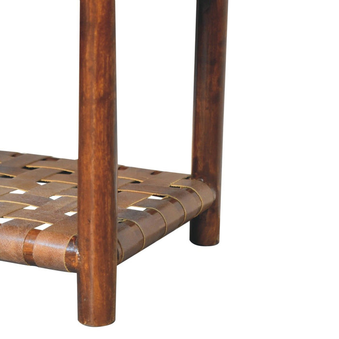 T Bar Nightstand - Dark Brown