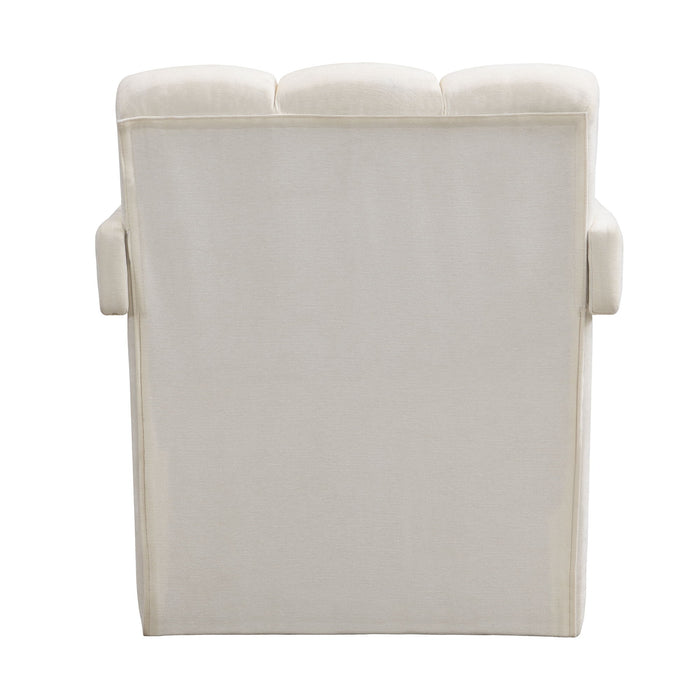 Modern Minimalist Leisure Armchair With L Shaped Armrests