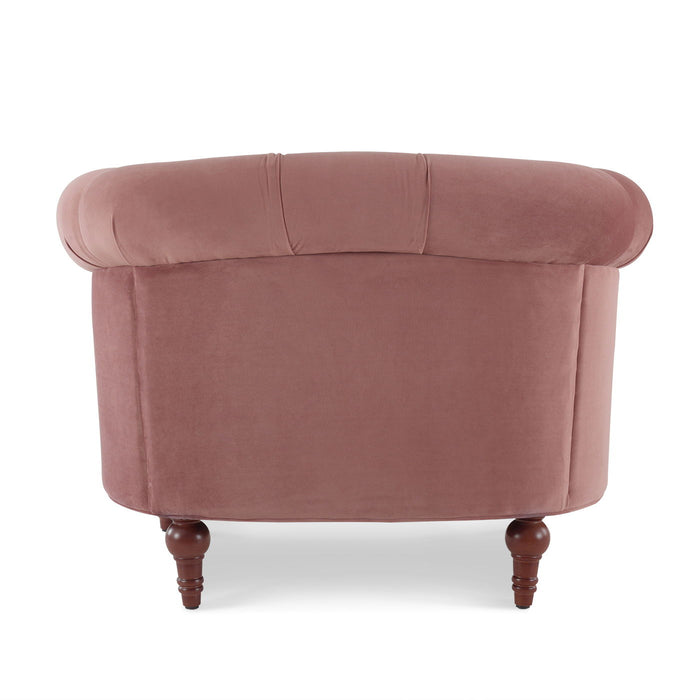 La Rosa - Victorian Tufted Upholstered Accent Chair