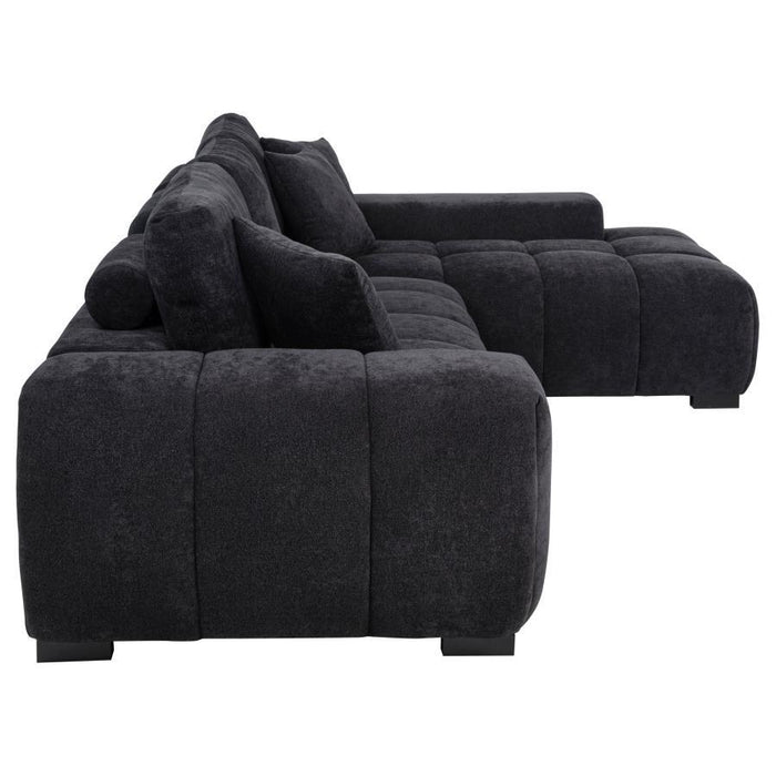 Octavia - Fabric Upholstered Sectional Chaise Sofa