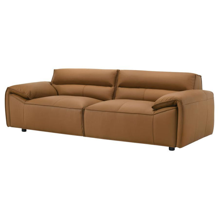 Buxton - Top Grain Leather Upholstered Sofa