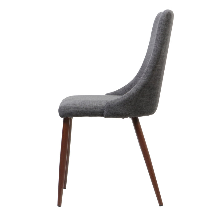 Mid Century Modern Fabric Armless Dining Chair