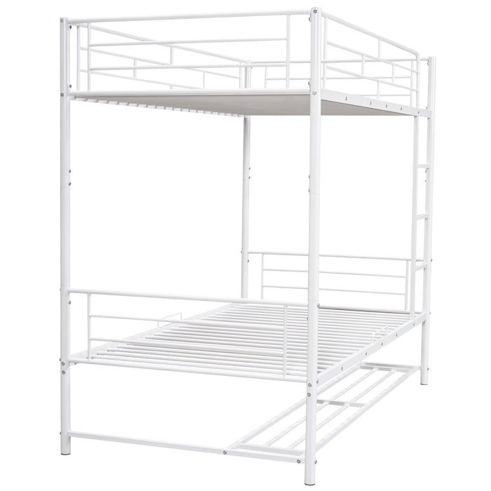 Metal Bunk Bed & Shelf And Guardrails