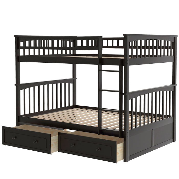 Bunk Bed With Drawers, Convertible Design