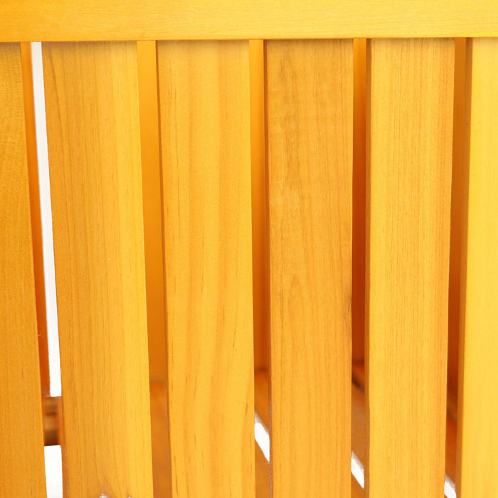 Square Outdoor Flower And Herb Pot - Teak