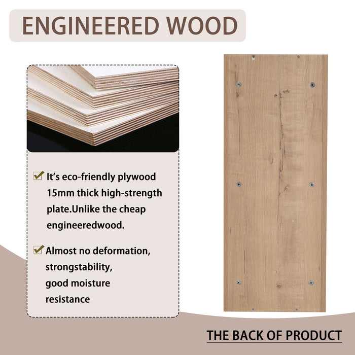 Bathroom Wall Mounted Storage Rack With Float Mounting Design