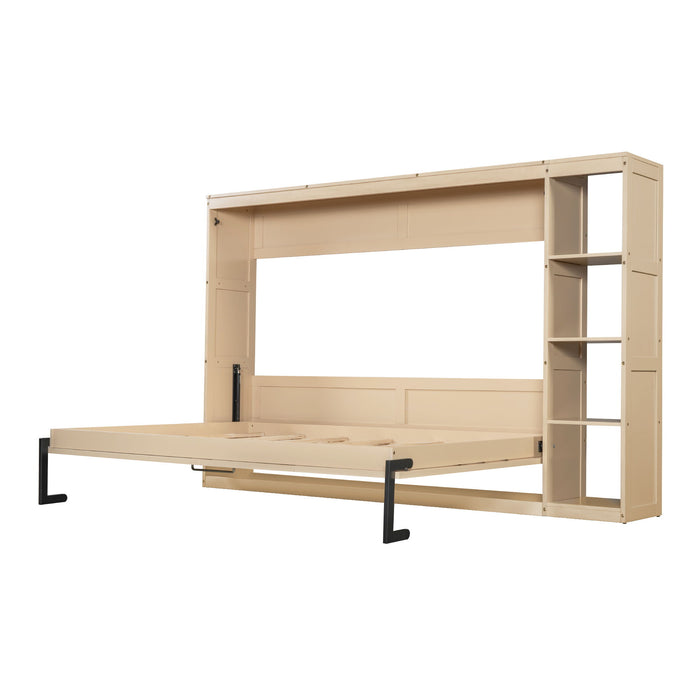 Murphy Bed With Bookshelf And Storage