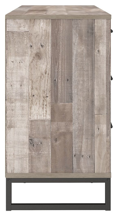 Neilsville - Six Drawer Dresser - Vinyl-Wrapped - Whitewash