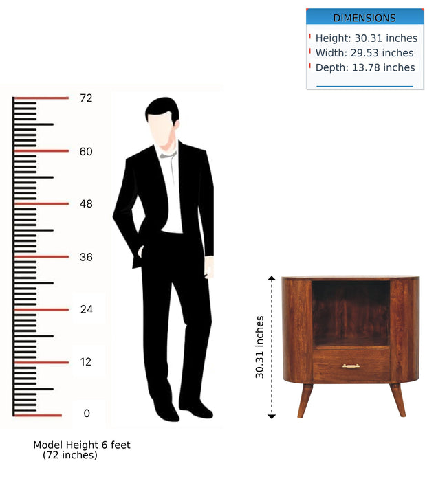 Cortez - T Bar Open Slot Cabinet - Dark Brown