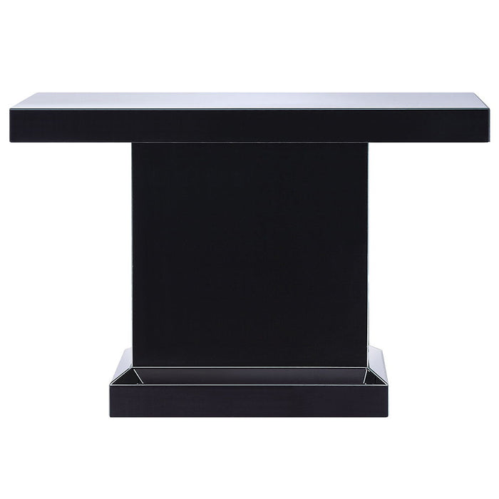 Noralie - 31"H Console Table - Mirrored & Faux Diamonds