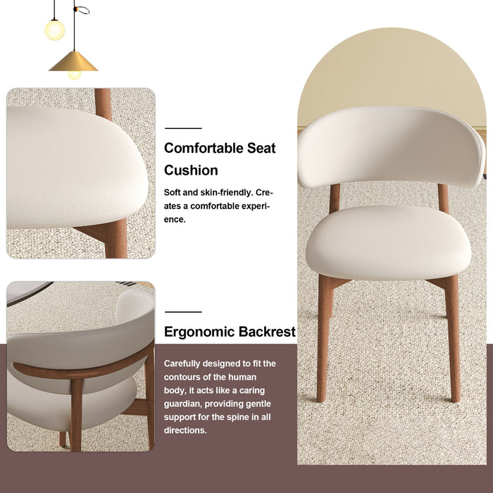 Dining Chairs For Dining Room (Set of 2) - White