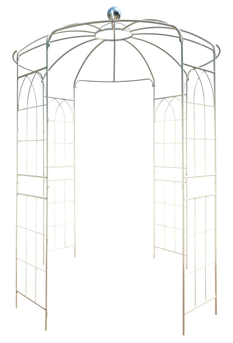 Metal Garden Arch Iron Garden Arbors Gazebo Dia High Birdcage Shape Pergola Pavilion For Wedding Ceremony