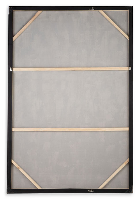 Montgain - Wall Art - Tan / Black