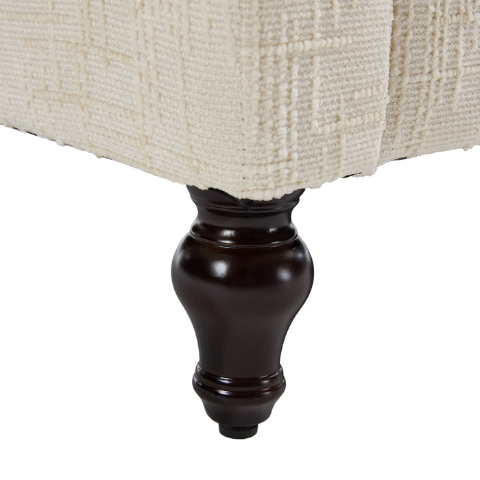 Chenille 2 Seater Sofa With LED Light, USB Charging Port, And Storage Bag