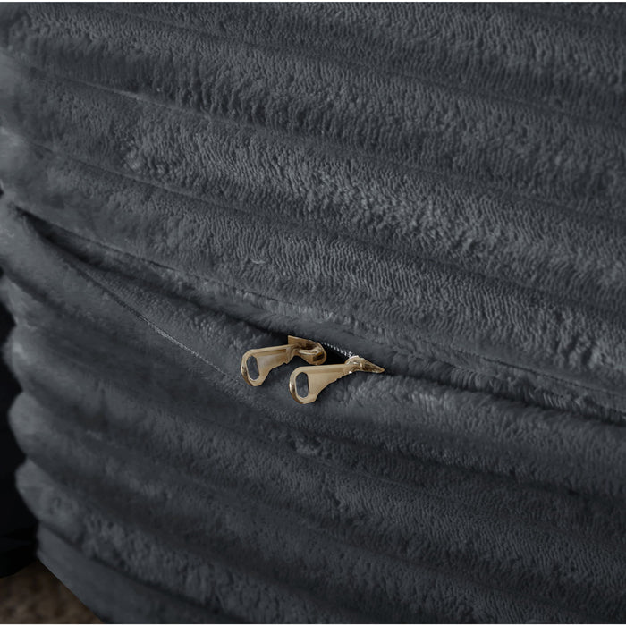 Floor Convertible Sleeper Sofa Bed With 2 Pillows