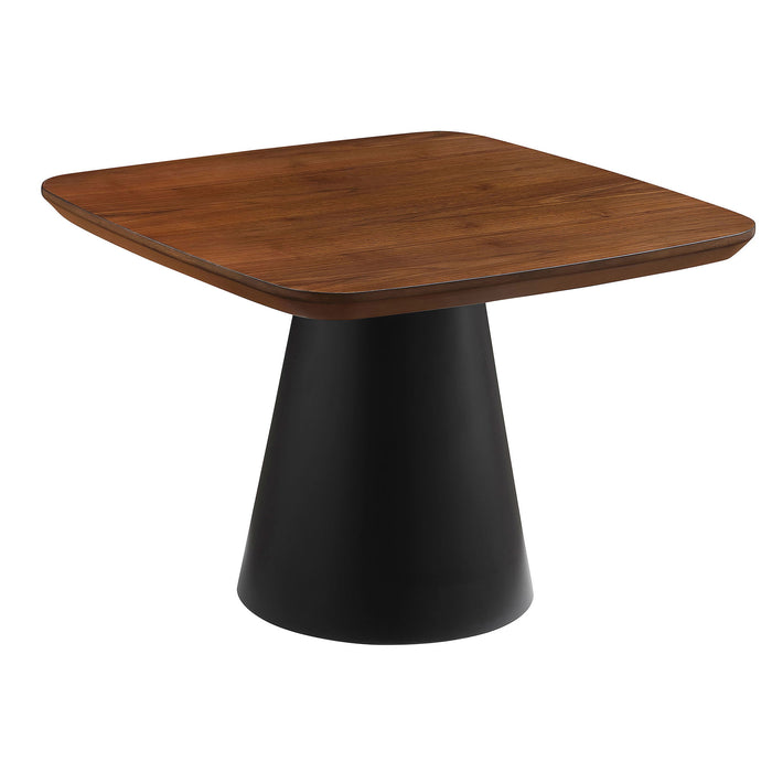 Duncan - 2 Piece Coffee Table Set With Sculpted Bases - Walnut