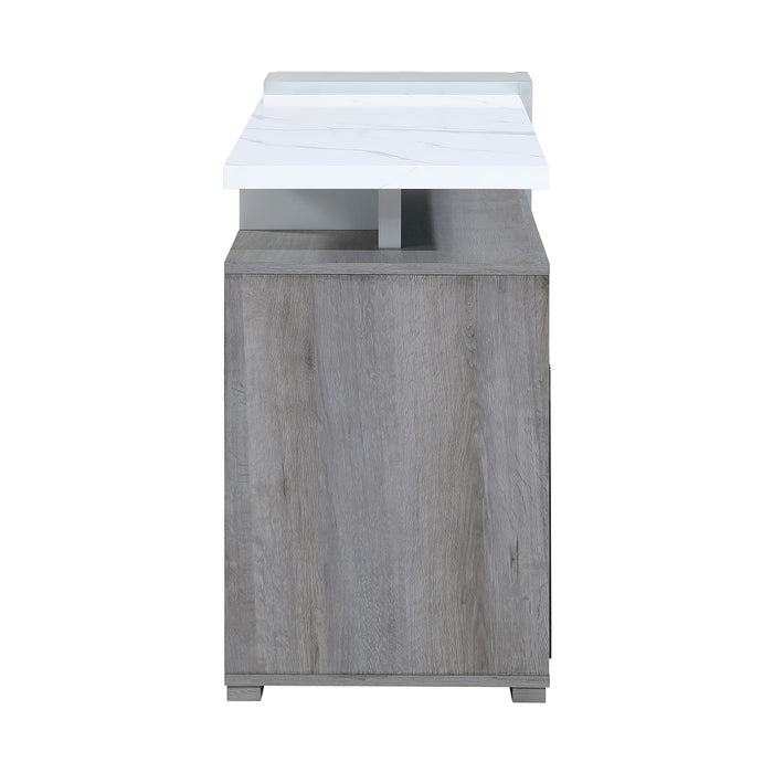 Zorra - Entertainment Unit With Bluetooth Speaker - Gray