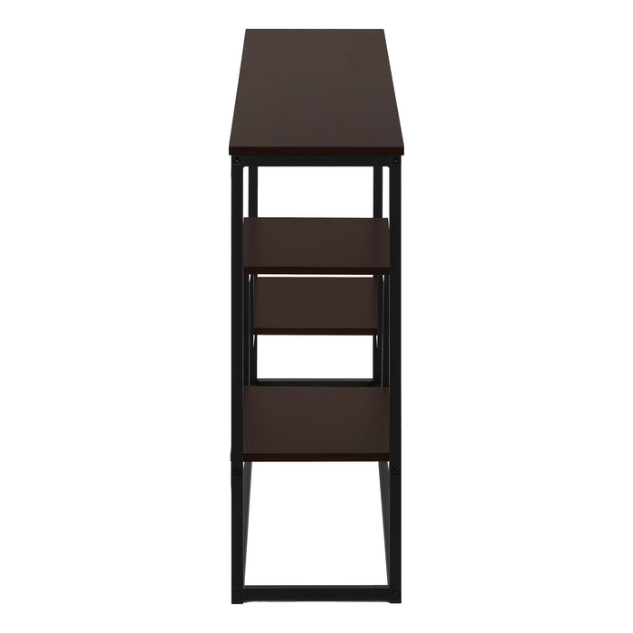 Accent Console Table For Entryway, Multi-Tier Design