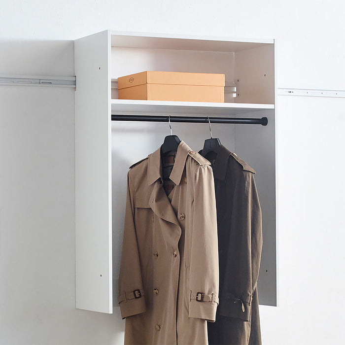 Devi - Wall Mounted Wood Closet System & Modular Design