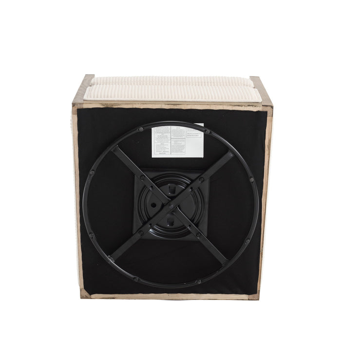 Comfy Accent Barrel Chair, 360 Degree Swivel