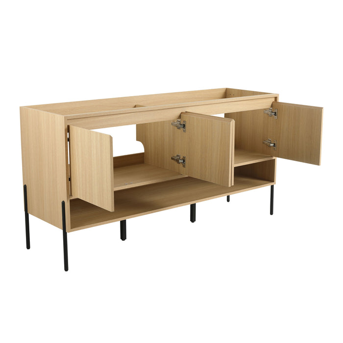 Freestanding Bathroom Vanity & Soft Close Cabinet Doors