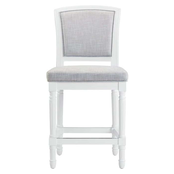 Stool With Upholstered Seat And Back