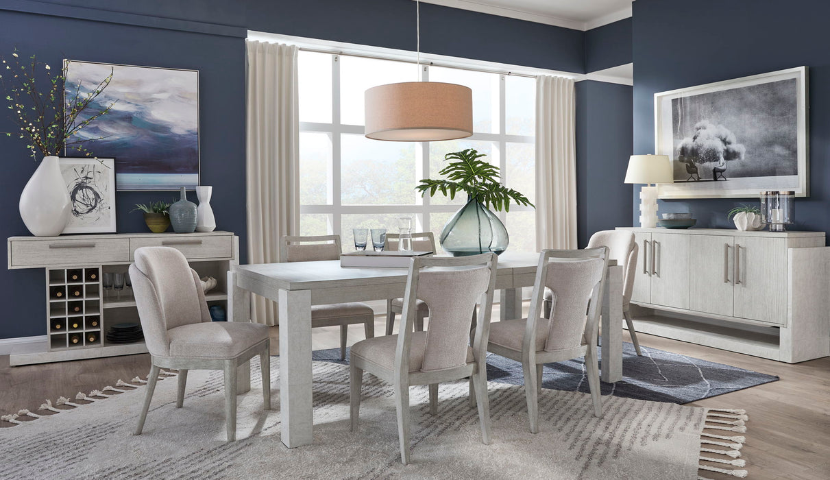 Lorelei - Extendable Rectangular Dining Table - Misty Cloud