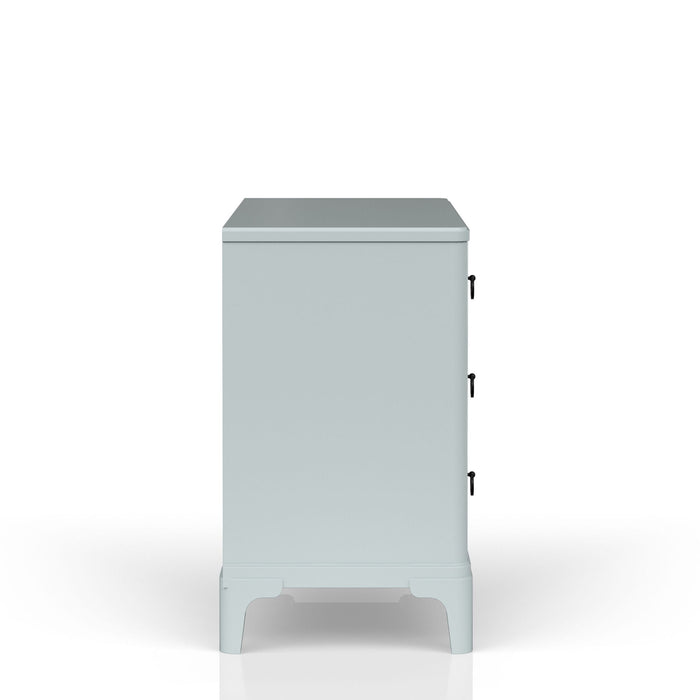 3 Drawers Hall Chest With Cane Fronts