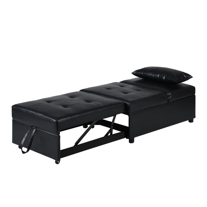Versatile Folding Ottoman Sofa Bed Multifunctional Space Saver