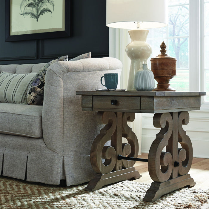 Tinley Park - Rectangular End Table - Dove Tail Gray