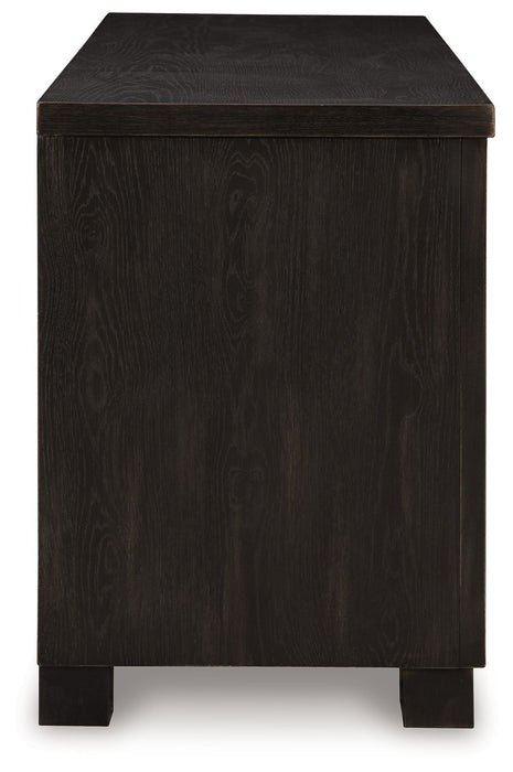 Galliden - Extra Large TV Stand - Black