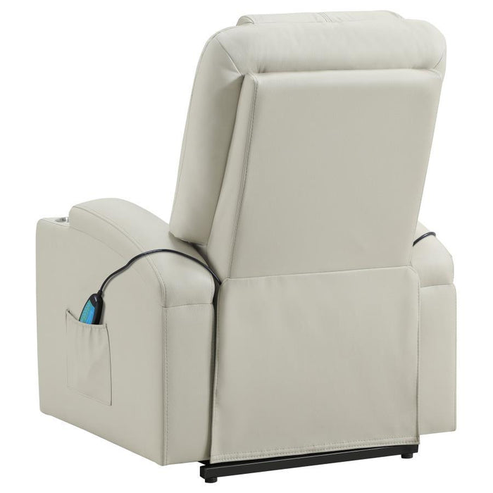 Armstrong - Upholstered Power Lift Massage Recliner