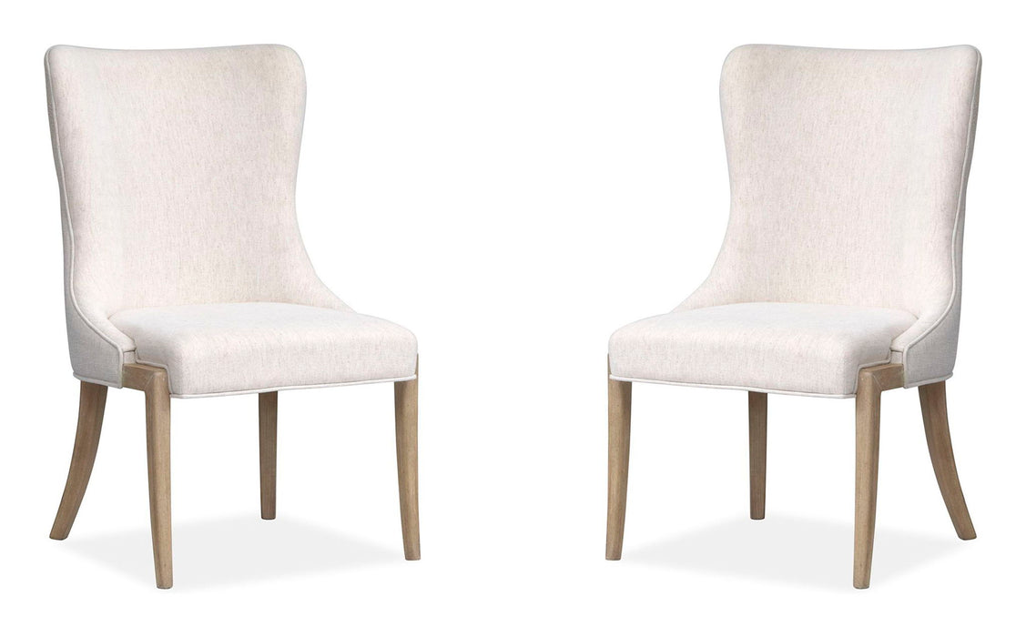 Sunset Cove - Upholstered Host Chair (Set of 2) - Sanibel Brown