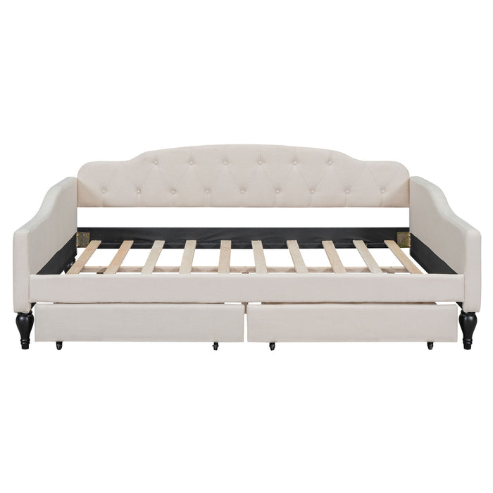 Upholstered Tufted Daybed