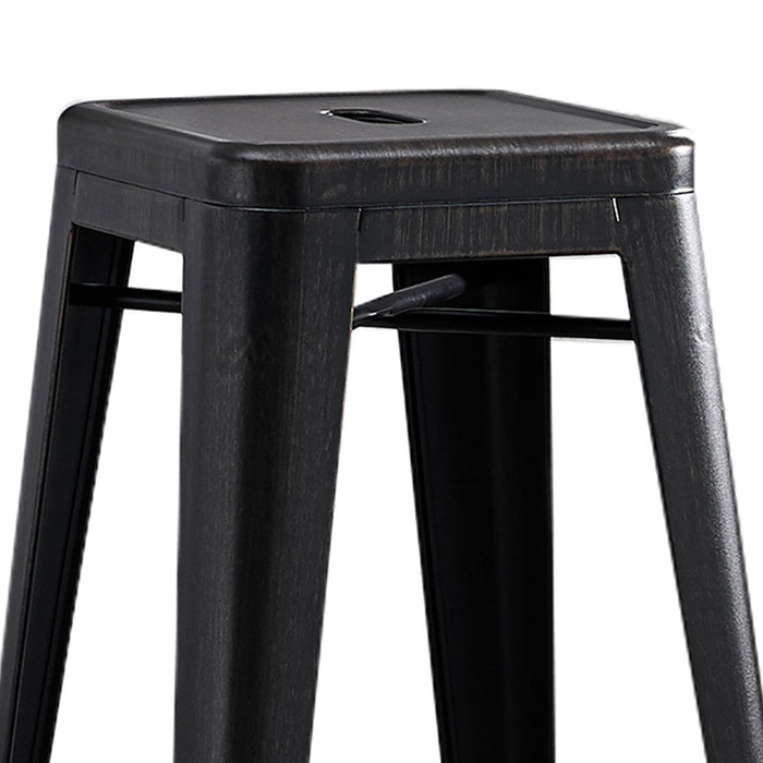 Backless Bar Stools (Set of 2) - Black
