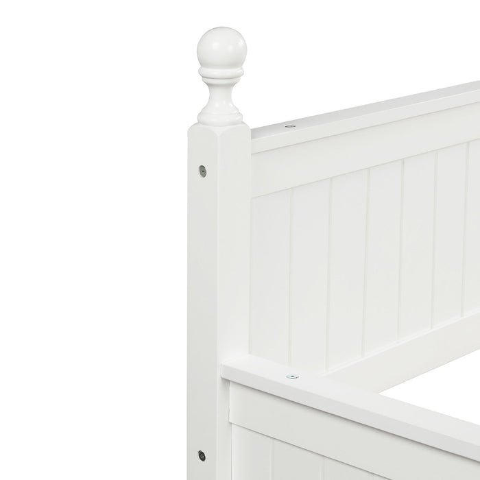 Twin Size Daybed & Twin Size Trundle - White