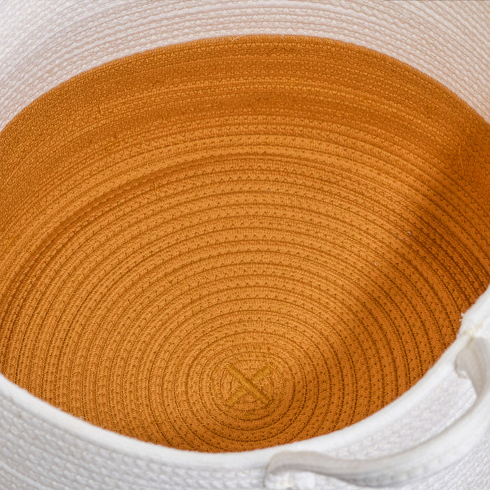 Francis - Cotton Round Laundry And Storage Basket
