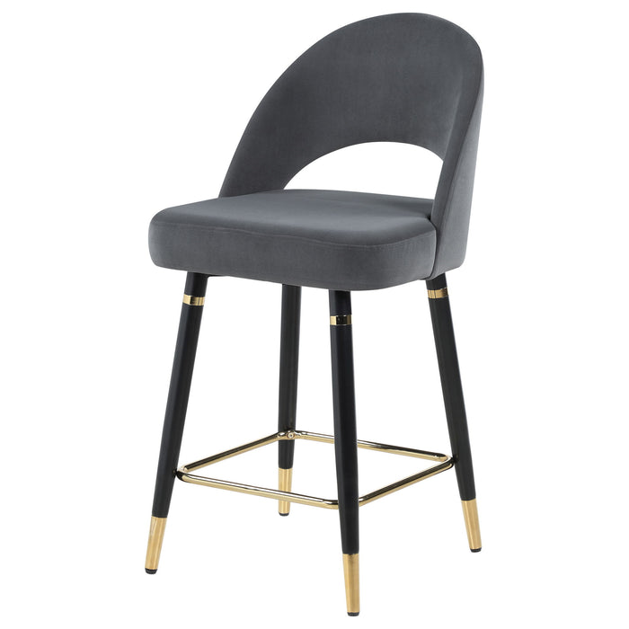 Open Back Counter Height Stools (Set of 2)