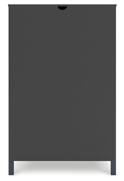 Simmenfort - Five Drawer Chest - Navy Blue