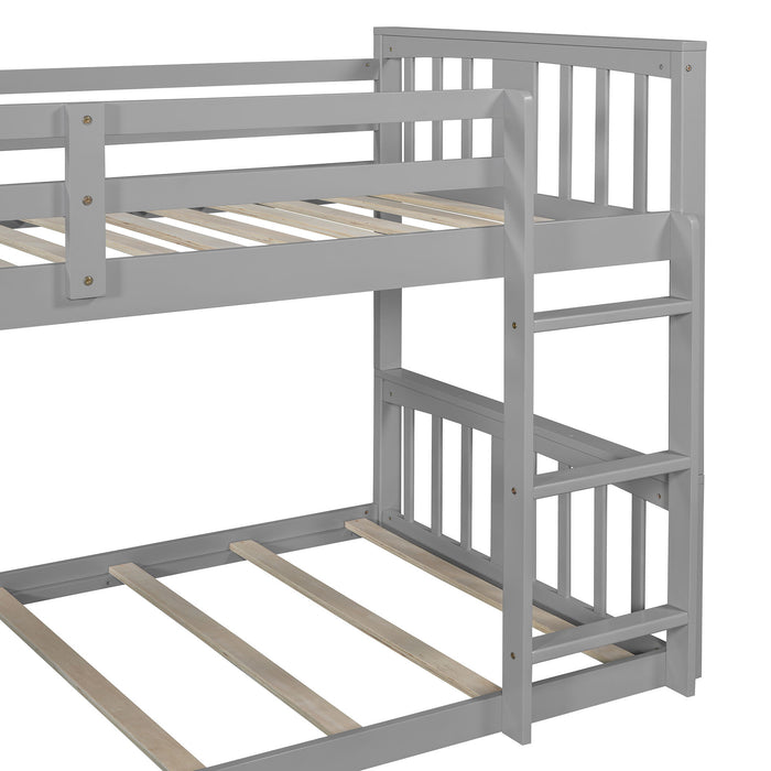 Solid Construction Bunk Bed & Ladder