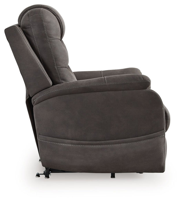 Snowfield - Power Lift Recliner - Gunmetal