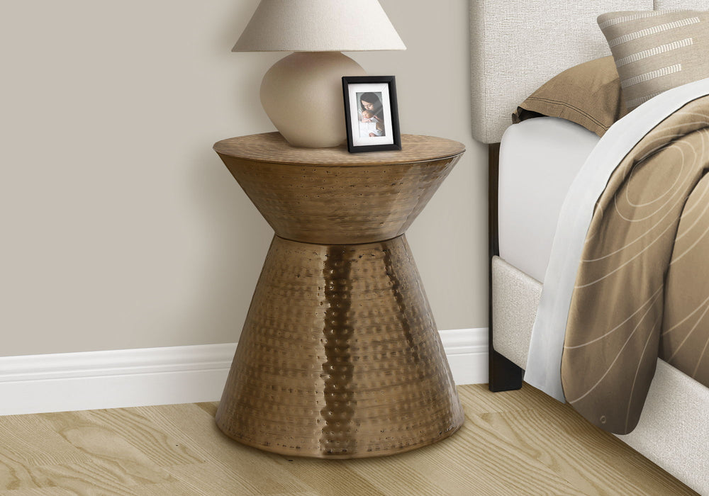 Drum Accent Side Table, Contemporary & Modern Elegant Design