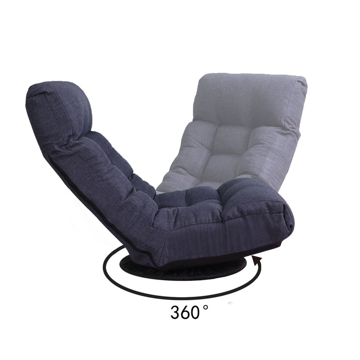 Adjustable Japanese Reclining Floor Chair Sofa With Metal Frame For Living Room