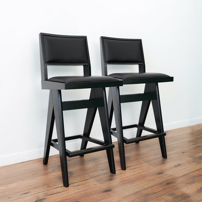 Keira - Bar Stool (Set of 2) - Black